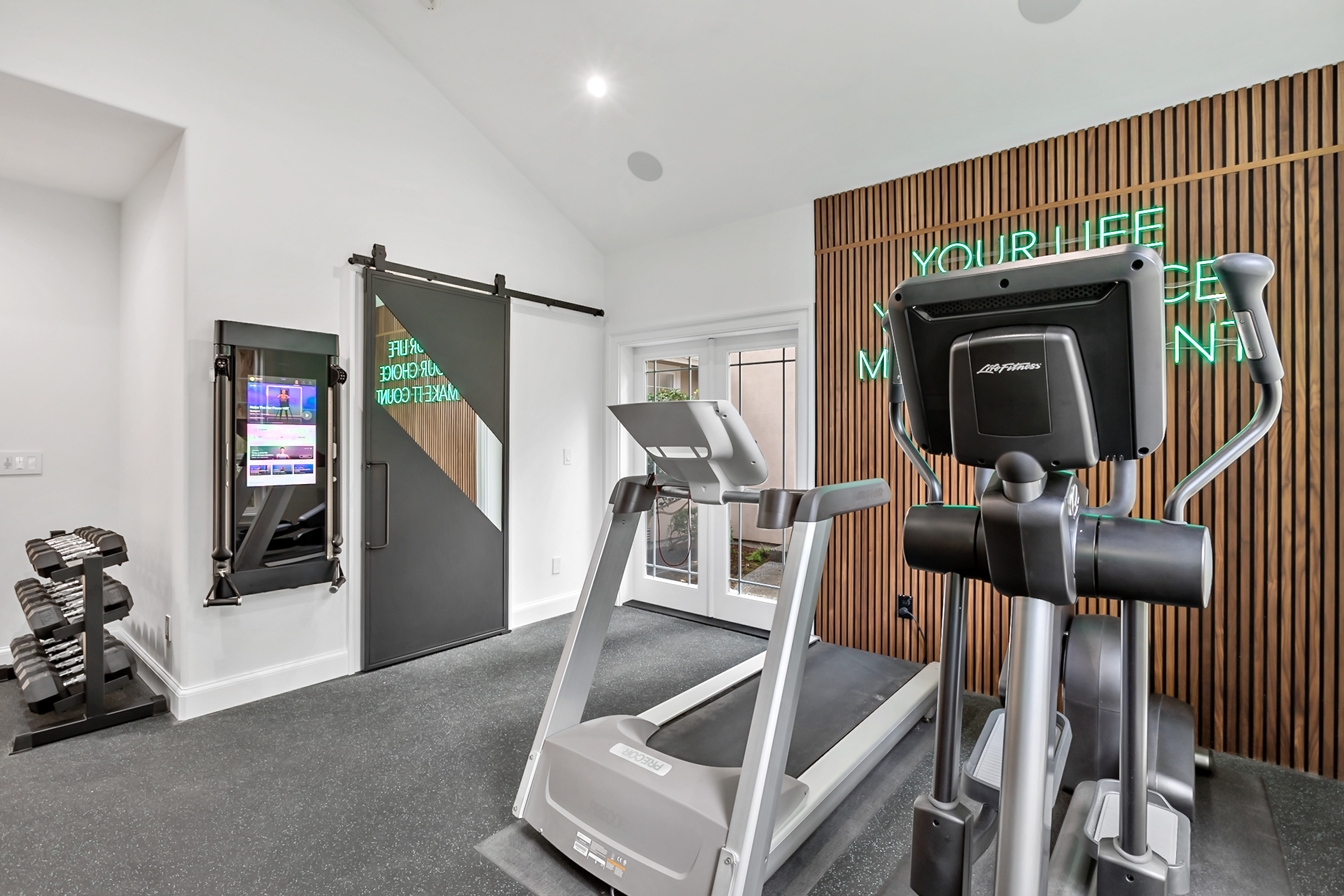 Home Gym — equipment area