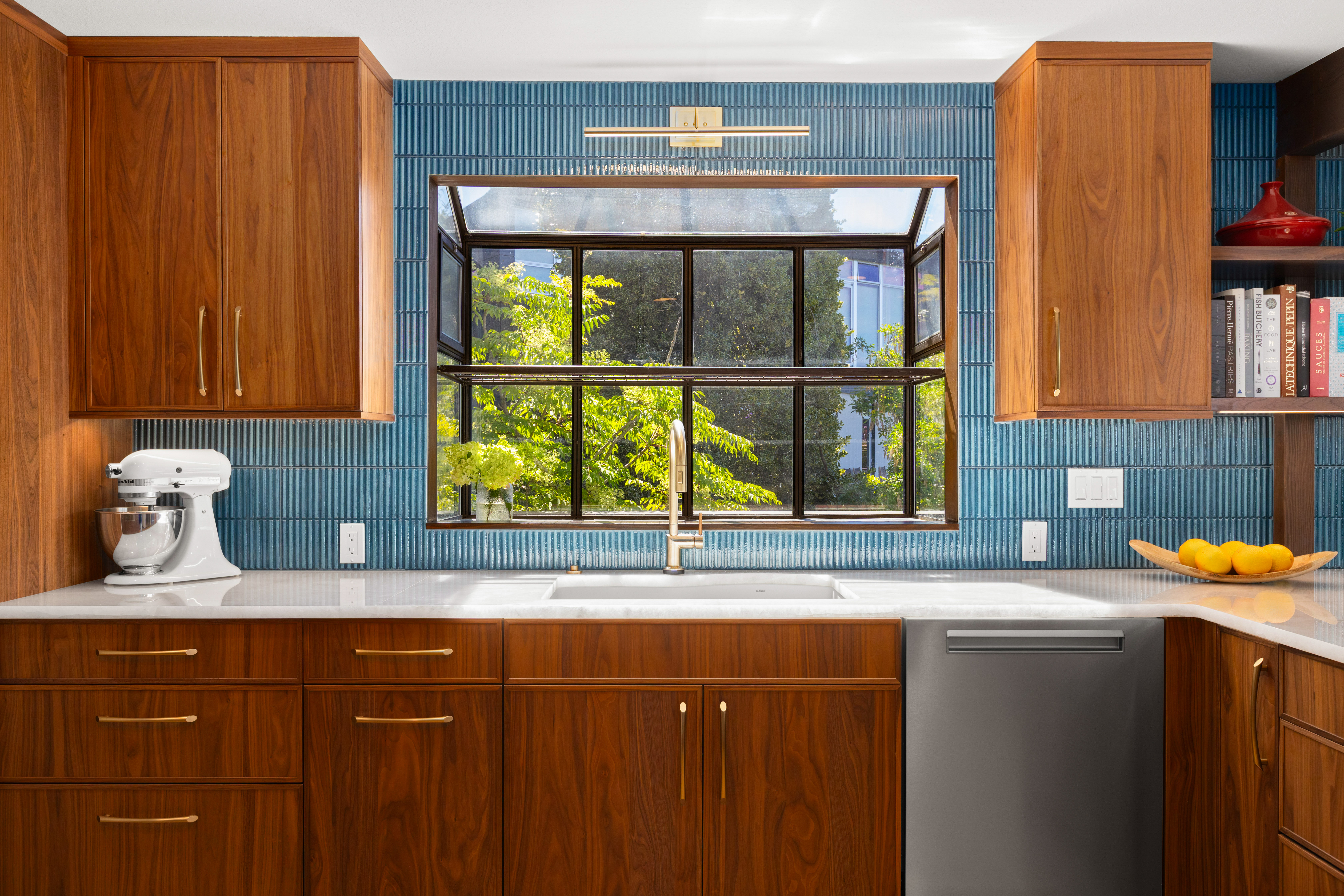 Retro Refresh - kitchen window and cabinetry