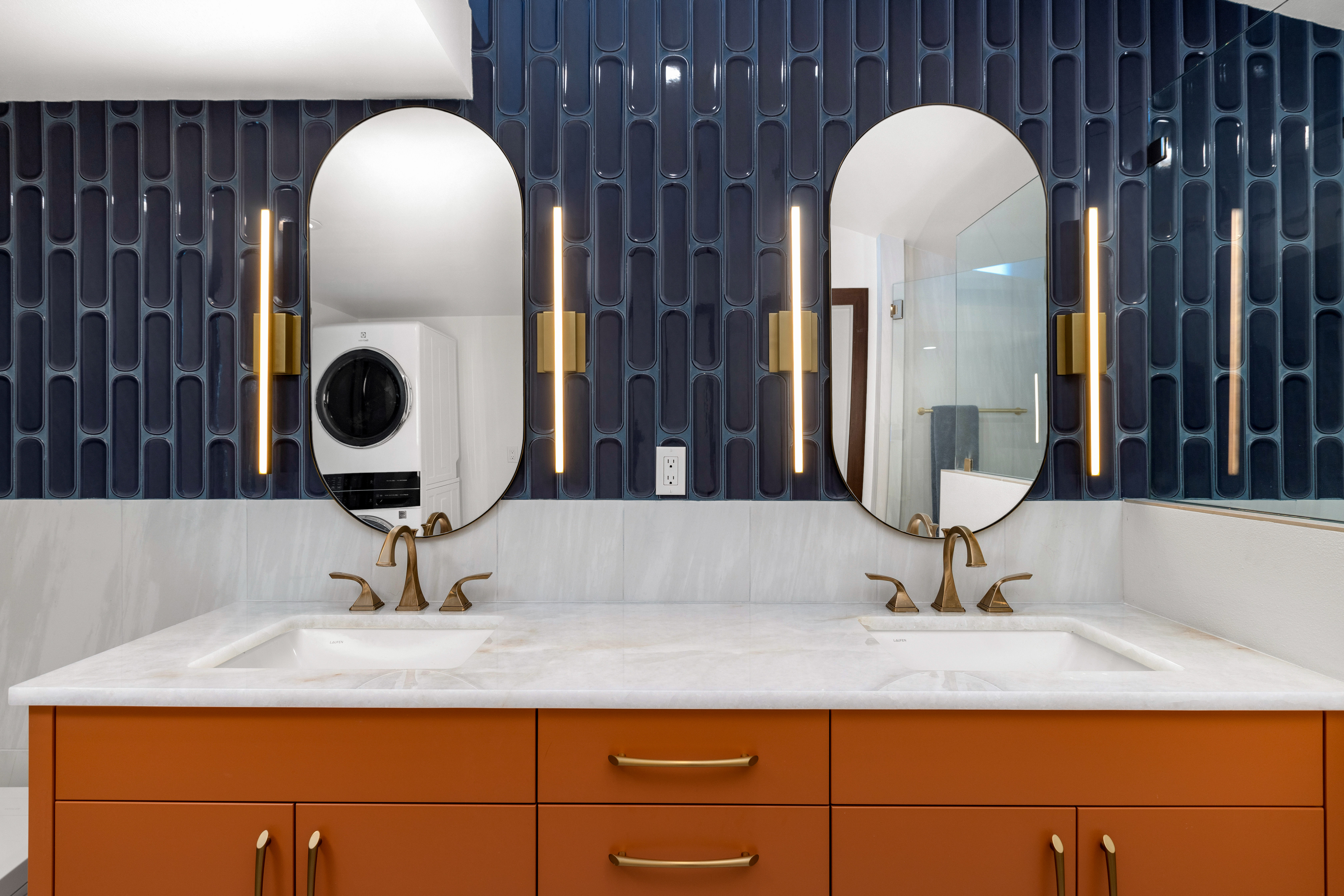 Retro Refresh - double vanity